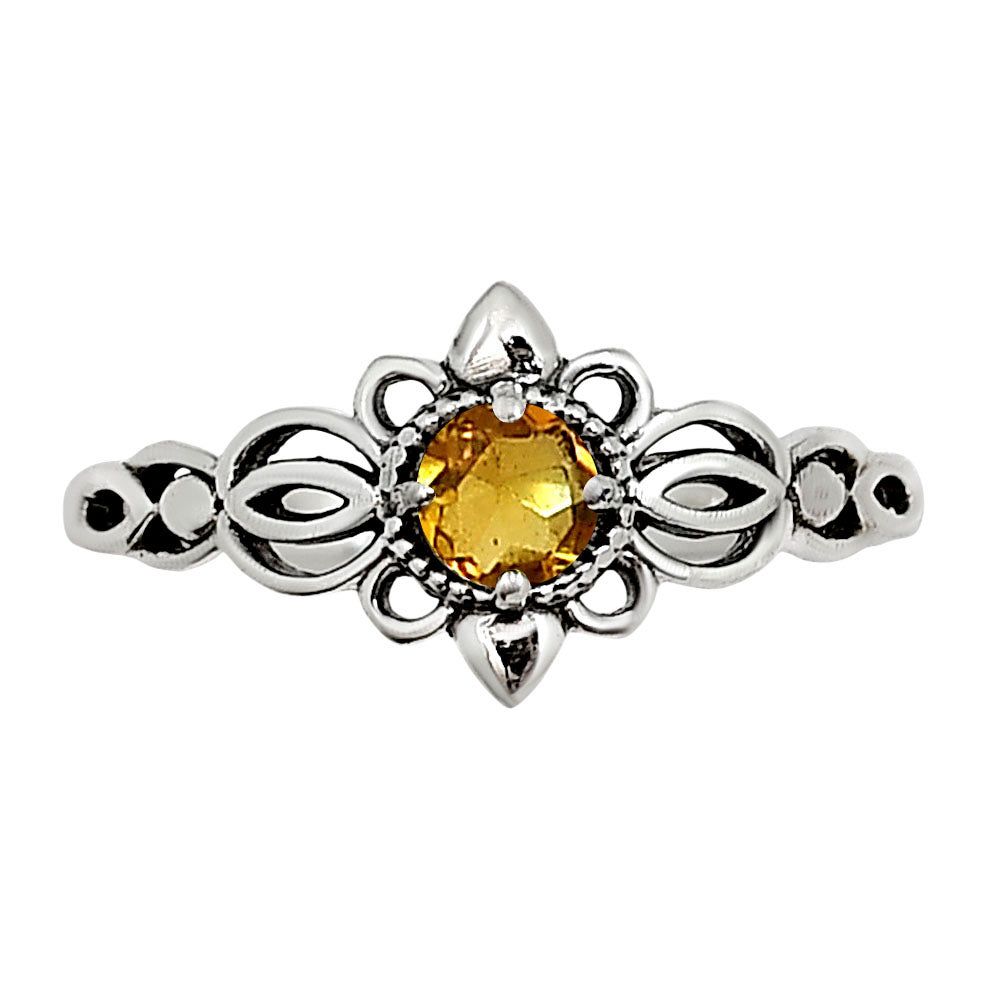 Citrine Ring size-5 R-1172 SDR253924