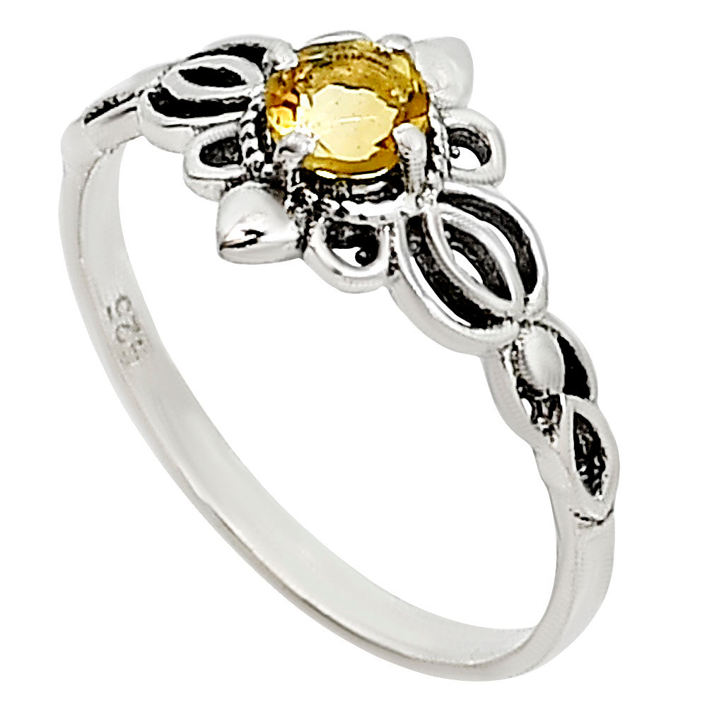 Citrine Ring size-5 R-1172 SDR253924