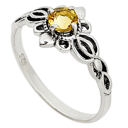 Citrine Ring size-5 R-1172 SDR253924