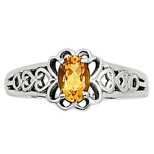 Citrine Ring size-5 R-1172 SDR253967