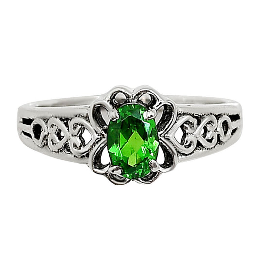 Tsavorite Garnet Ring size-5 R-1172 SDR254009