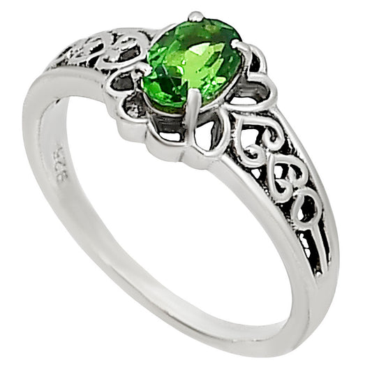Tsavorite Garnet Ring size-5 R-1172 SDR254009