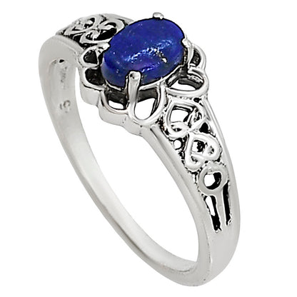 Lapis Lazuli Ring size-5 R-1172 SDR254042
