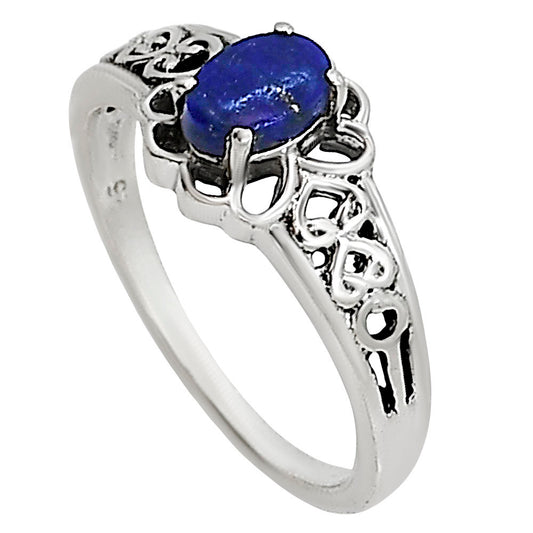 Lapis Lazuli Ring size-7 R-1172 SDR254047