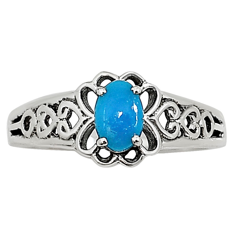 Sleeping Beauty turquoise Ring size-6 R-1172 SDR254055