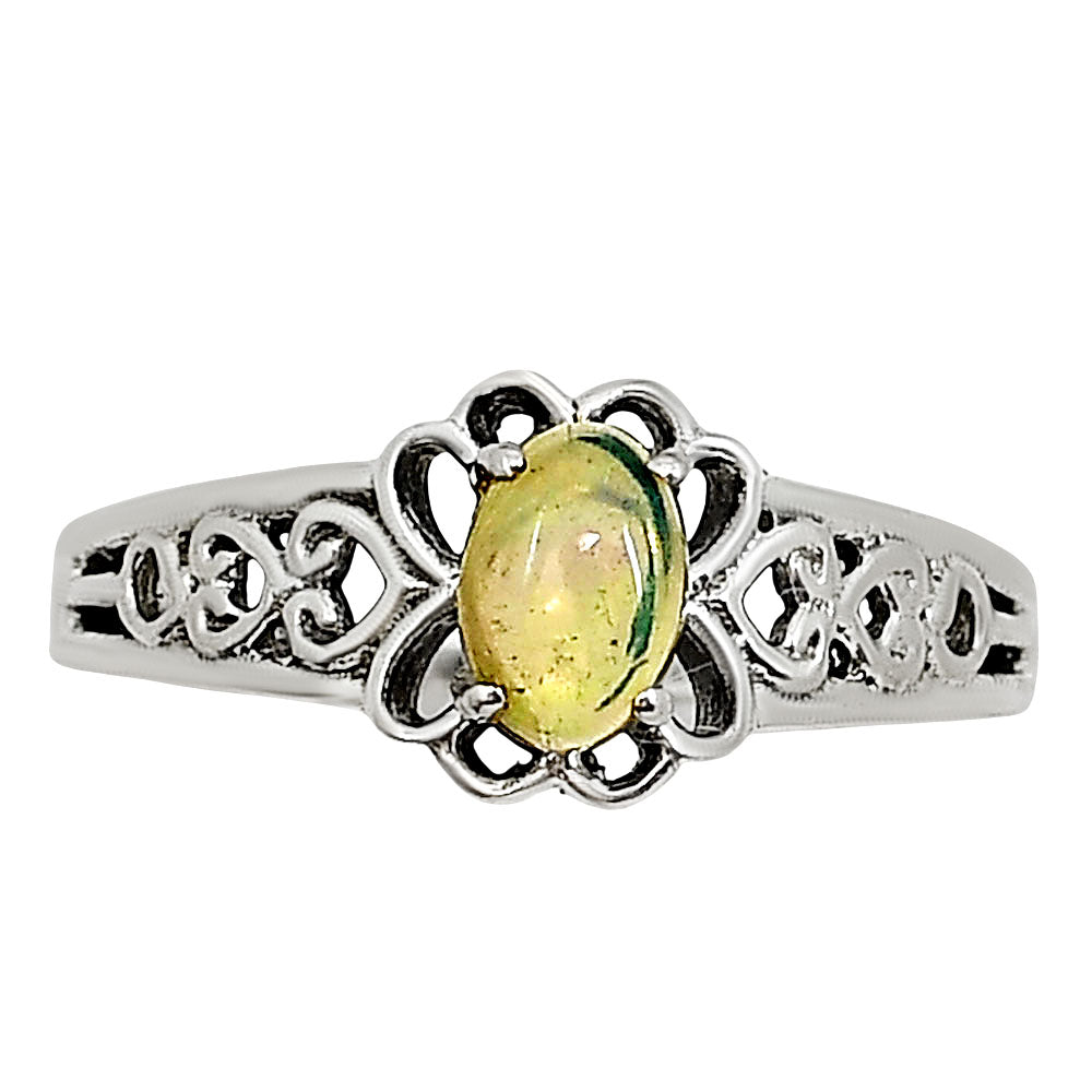 Ethiopian Opal Ring size-5 R-1172 SDR254071