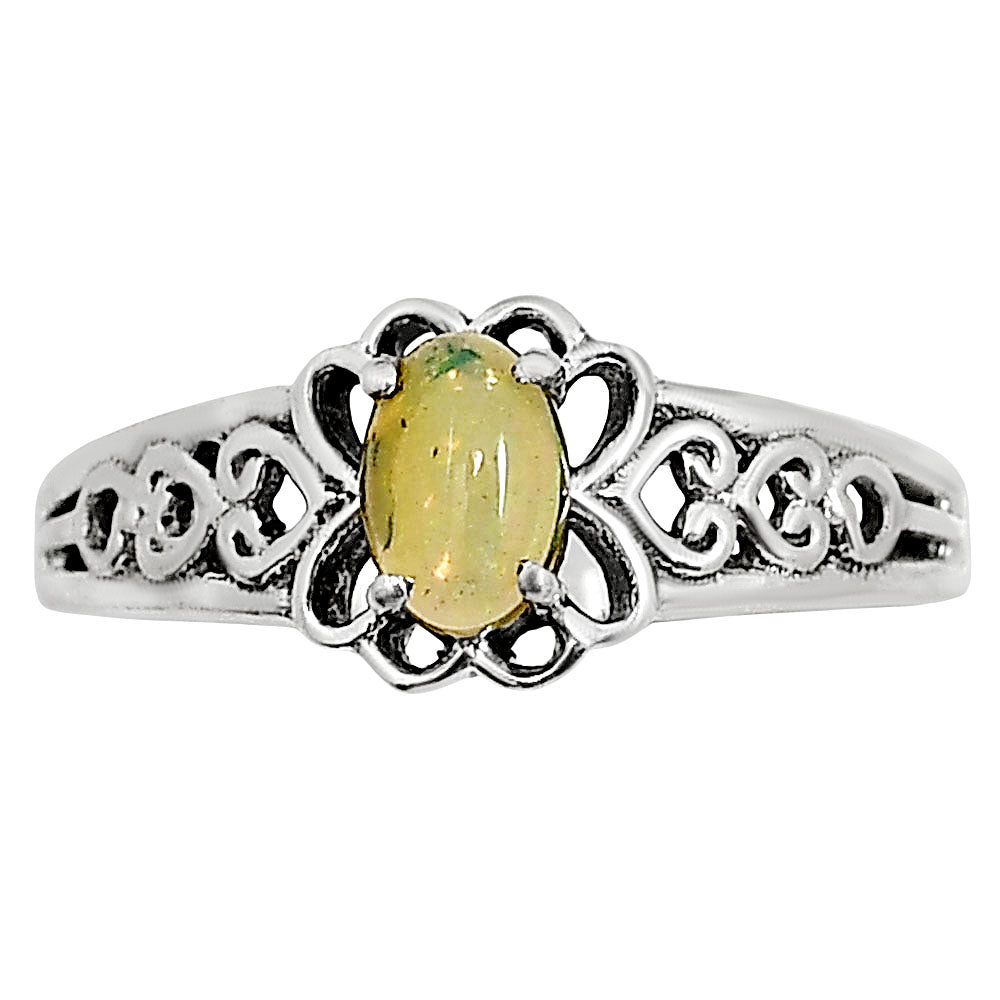 Ethiopian Opal Ring size-6 R-1172 SDR254072