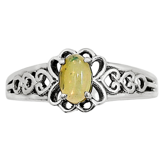 Ethiopian Opal Ring size-6 R-1172 SDR254072