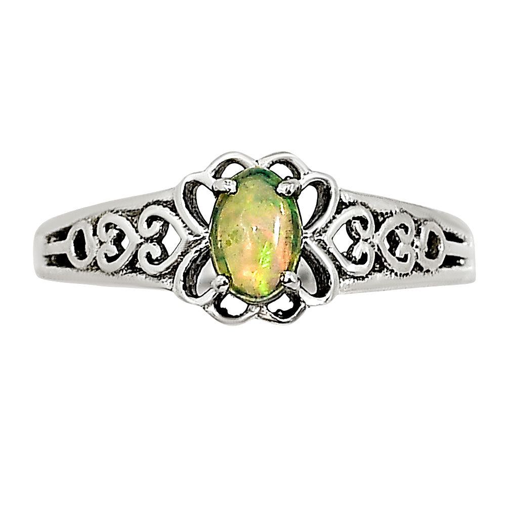 Ethiopian Opal Ring size-7 R-1172 SDR254074