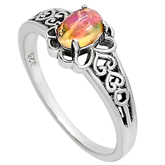 Ethiopian Opal Ring size-7 R-1172 SDR254075