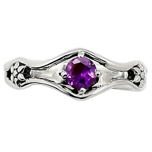 Amethyst Ring size-5 R-1720 SDR254098