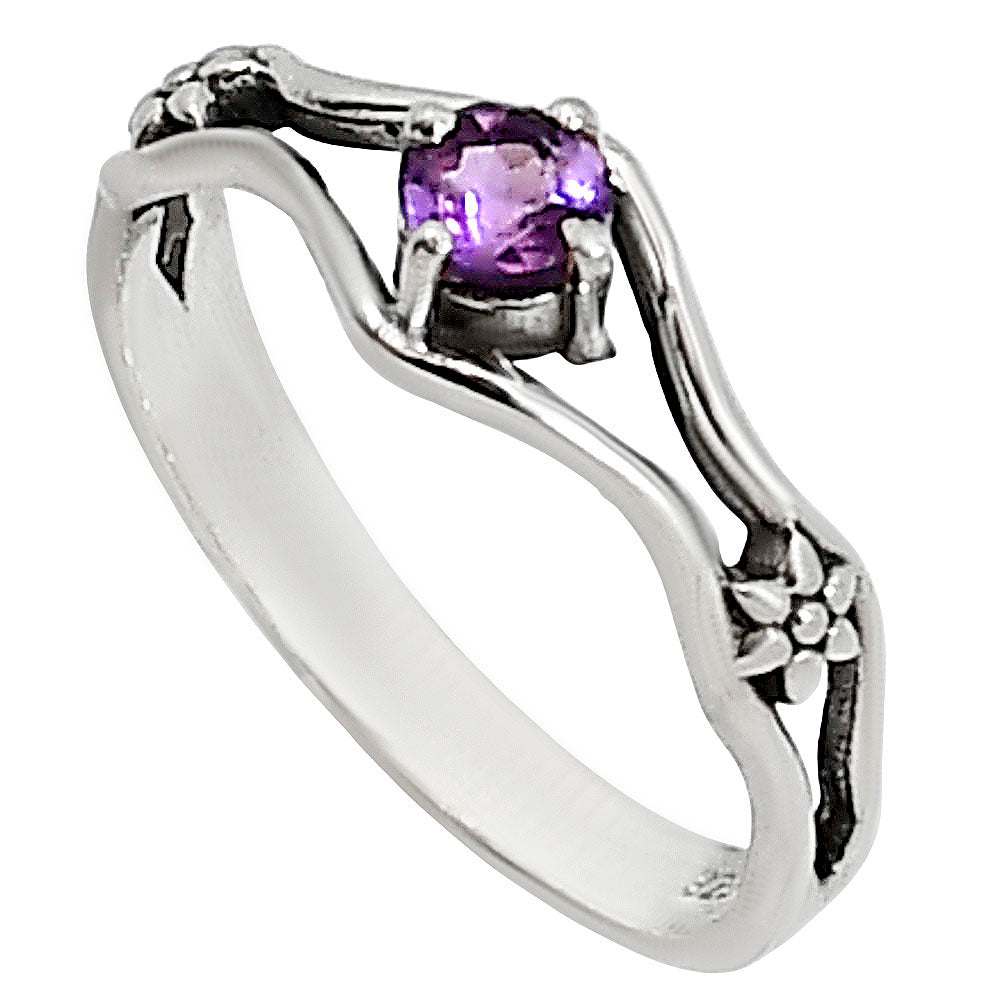 Amethyst Ring size-5 R-1720 SDR254099