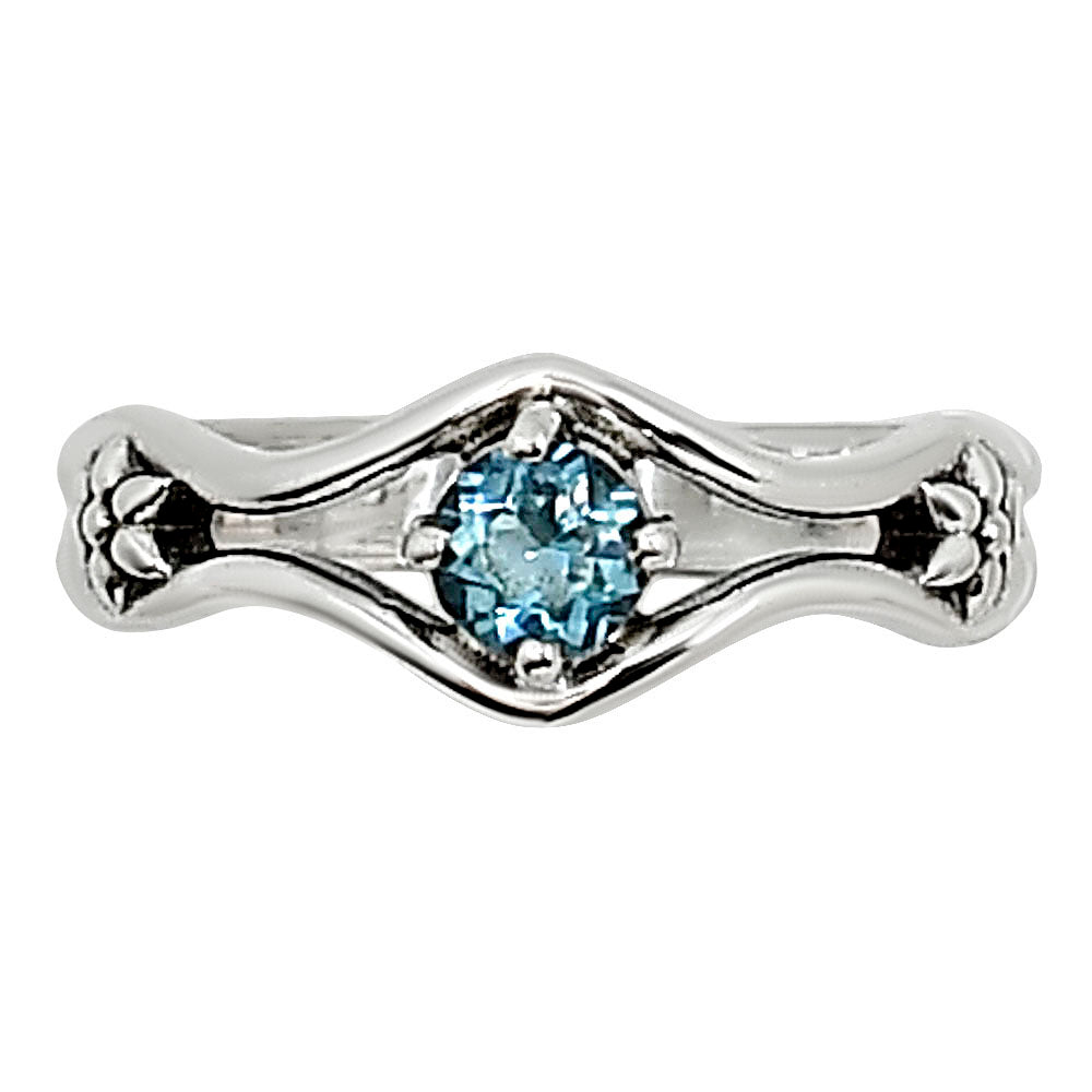 London Blue Topaz Ring size-6 R-1720 SDR254108