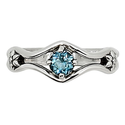 London Blue Topaz Ring size-6 R-1720 SDR254108