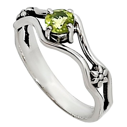 Peridot Ring size-5 R-1720 SDR254114