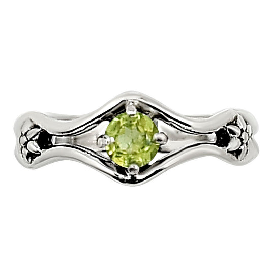 Peridot Ring size-5 R-1720 SDR254115
