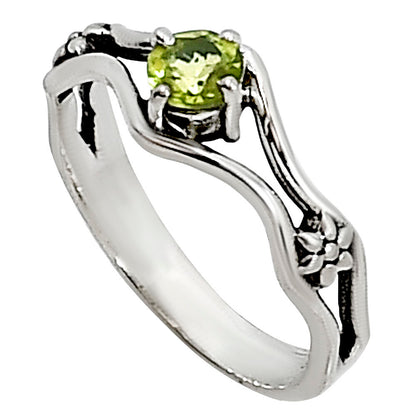 Peridot Ring size-7 R-1720 SDR254116