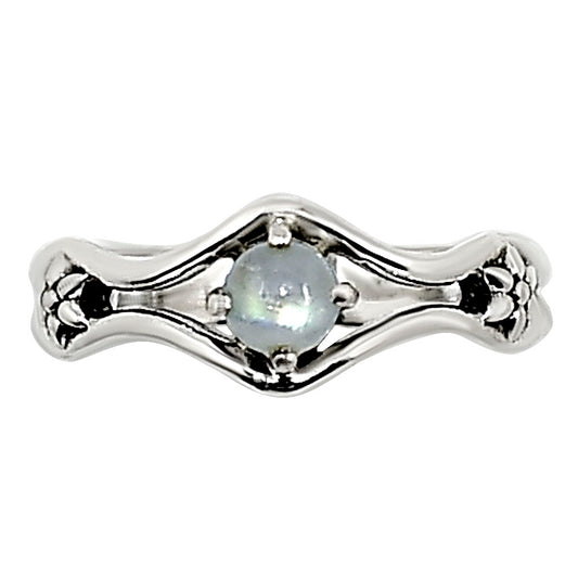 Rainbow Moonstone Ring size-5 R-1720 SDR254134