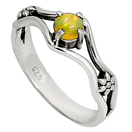 Ethiopian Opal Ring size-5 R-1720 SDR254142