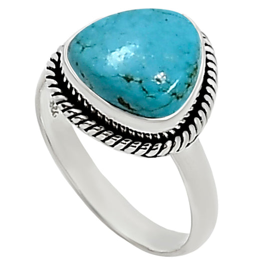 Natural Rare Turquoise Nevada Aztec Mt Ring size-7 R-1009 SDR254149