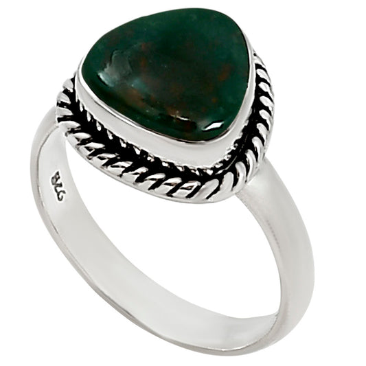 Blood Stone Ring size-7 R-1009 SDR254161