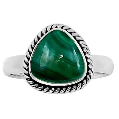 Malachite Eye Ring size-8 R-1009 SDR254162
