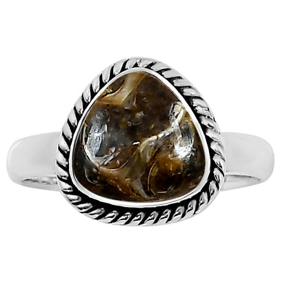 Turtella Jasper Ring size-7 R-1009 SDR254168