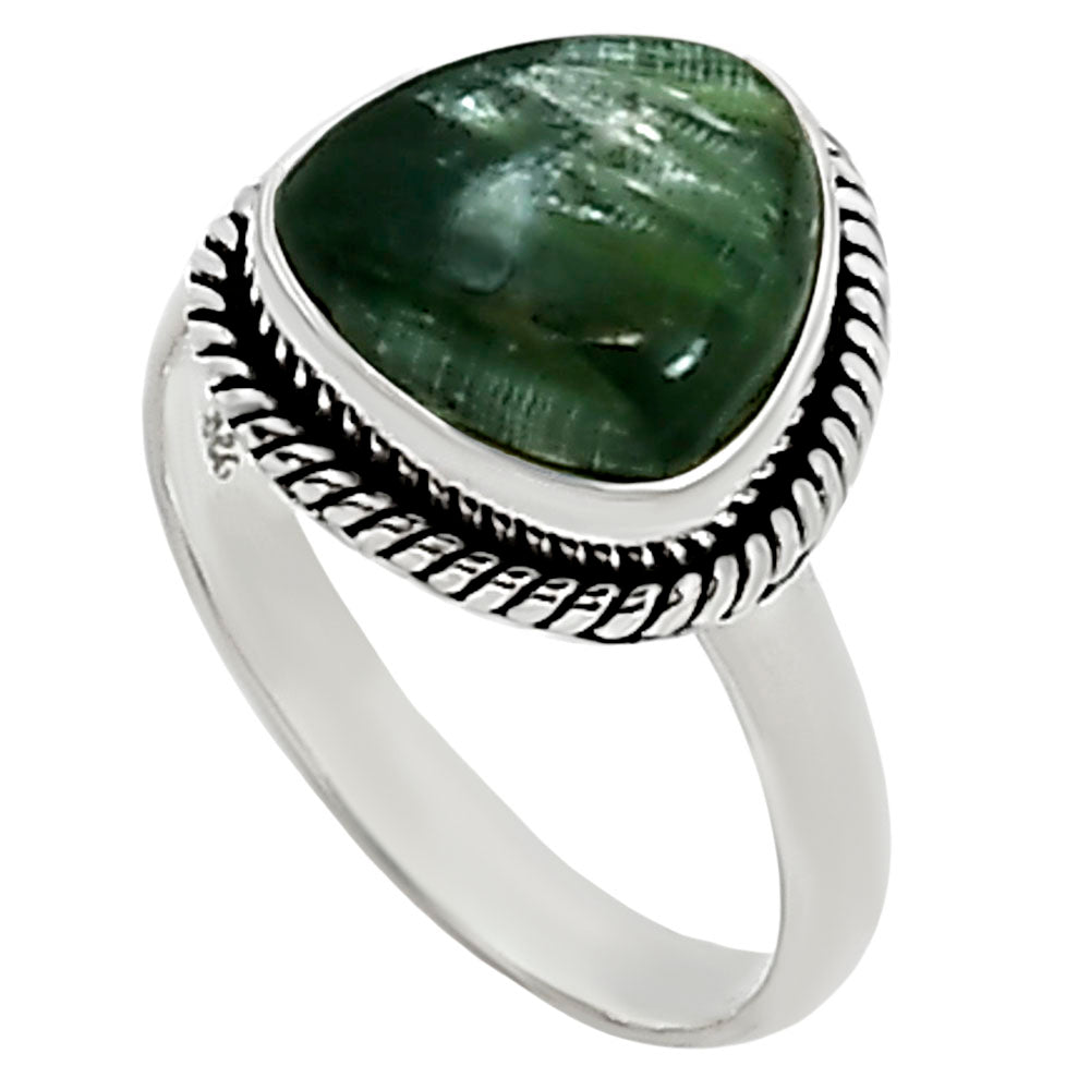 Russian Seraphinite Ring size-7 R-1009 SDR254169