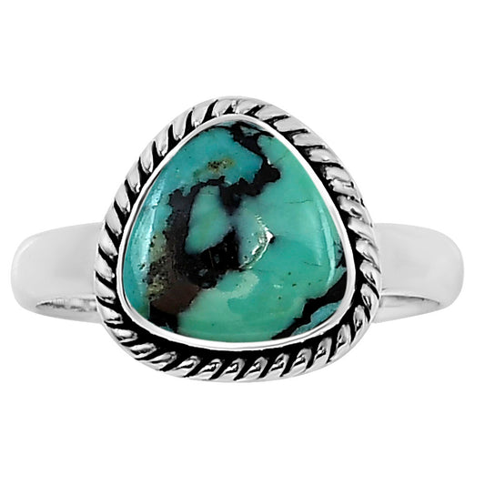 Lucky Charm Tibetan Turquoise Ring size-8 R-1009 SDR254173