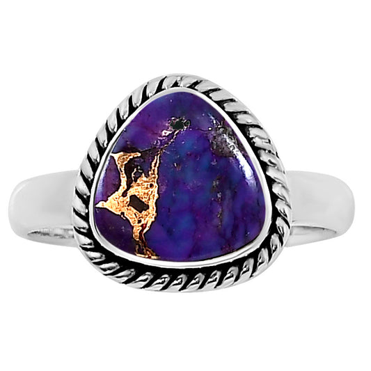 Copper Purple Turquoise Ring size-9 R-1009 SDR254181
