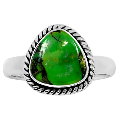 Green Matrix Turquoise Ring size-9 R-1009 SDR254183