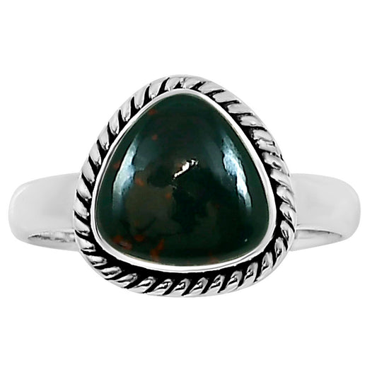 Blood Stone Ring size-8 R-1009 SDR254191