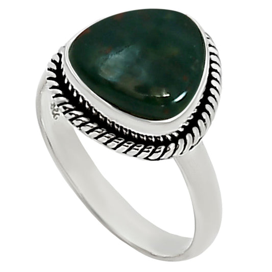 Blood Stone Ring size-7 R-1009 SDR254193