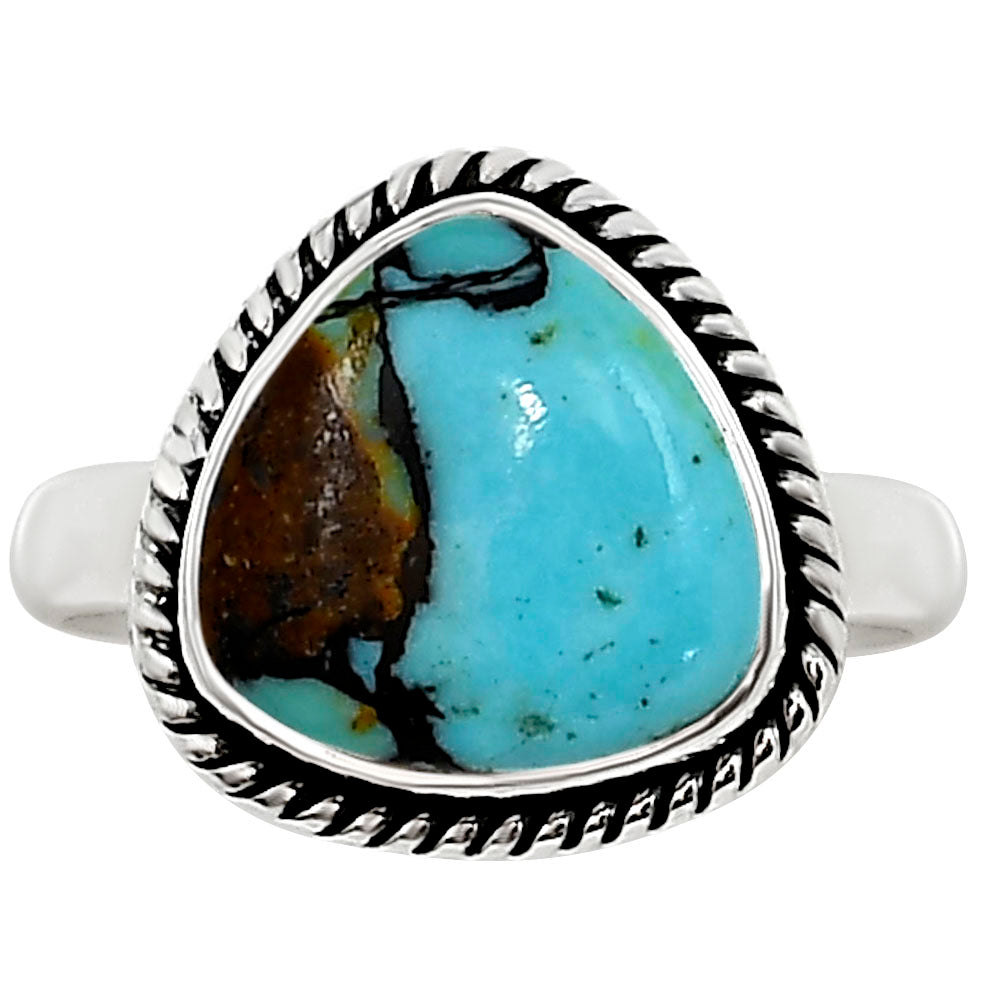 Lucky Charm Tibetan Turquoise Ring size-8 R-1009 SDR254195