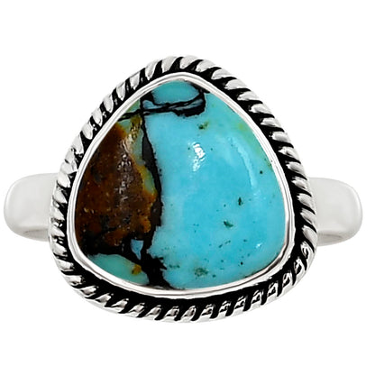 Lucky Charm Tibetan Turquoise Ring size-8 R-1009 SDR254195