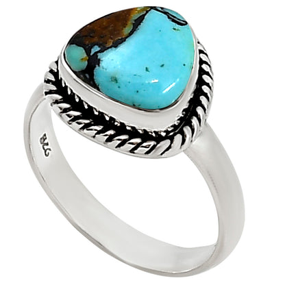 Lucky Charm Tibetan Turquoise Ring size-8 R-1009 SDR254195
