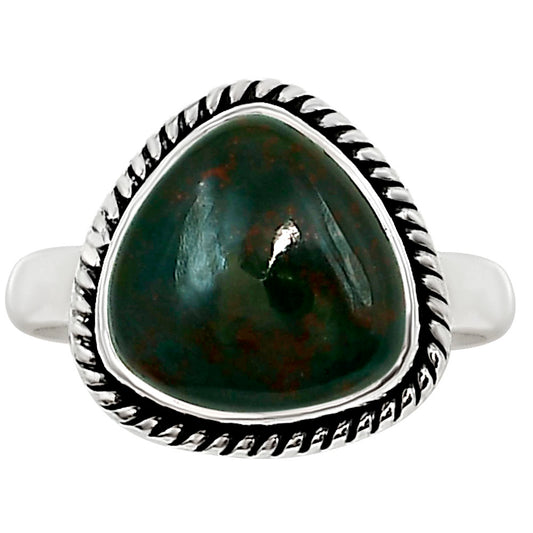 Blood Stone Ring size-7 R-1009 SDR254196