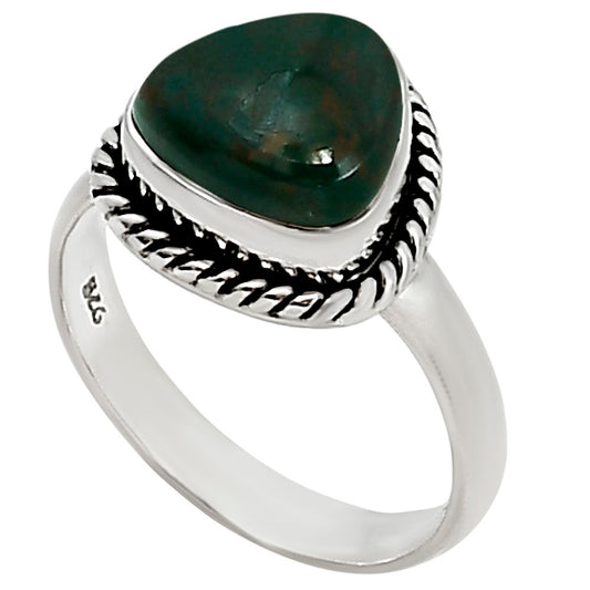 Blood Stone Ring size-7 R-1009 SDR254196
