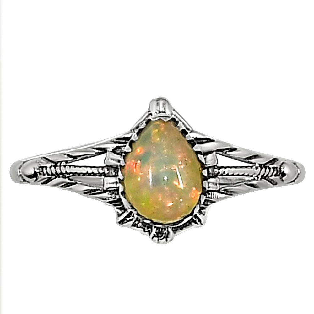 Ethiopian Opal Ring size-8 R-1345 SDR254206