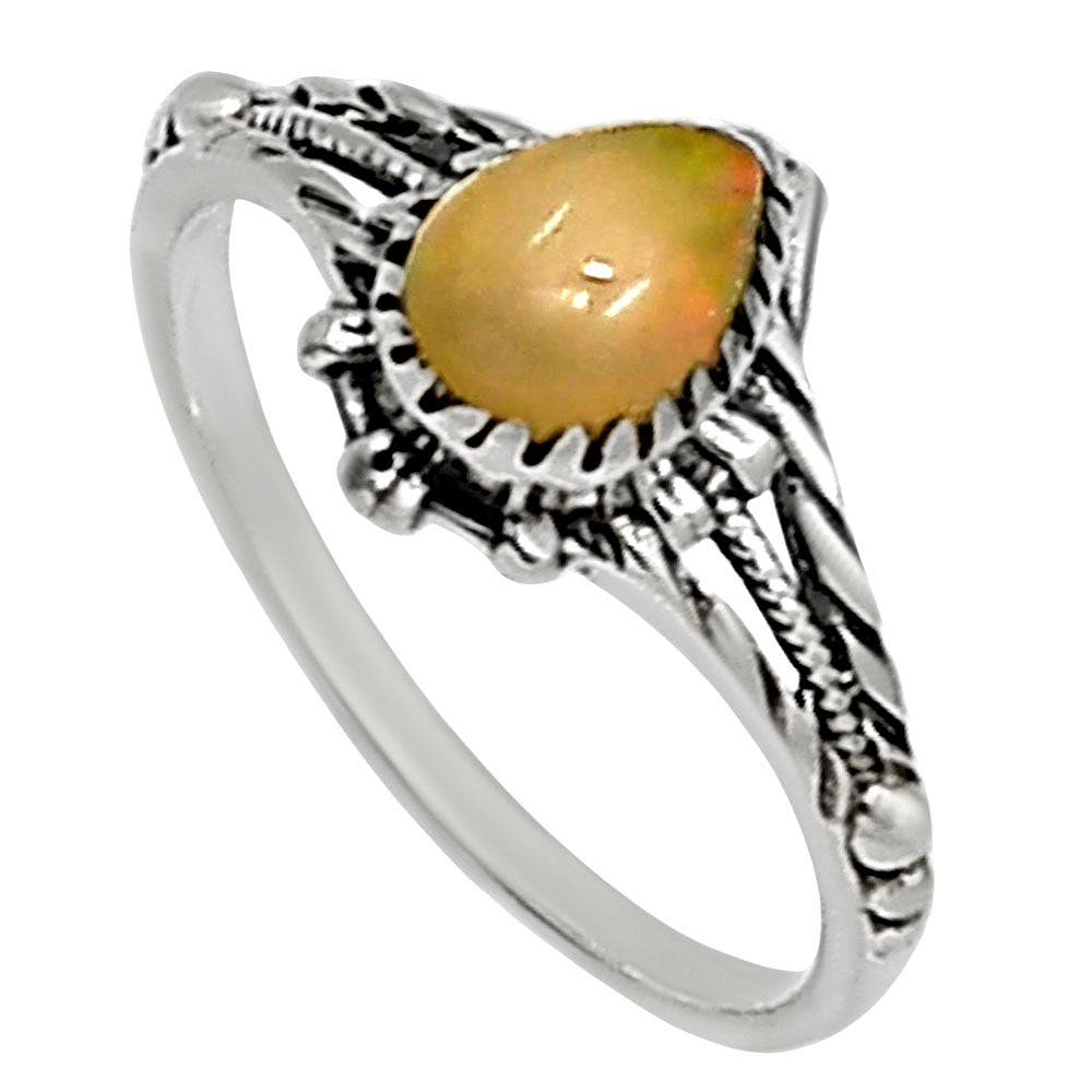 Ethiopian Opal Ring size-8 R-1345 SDR254210