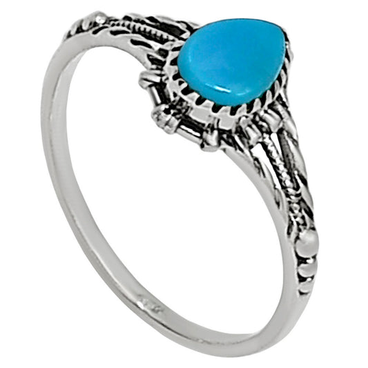 Sleeping Beauty turquoise Ring size-5 R-1345 SDR254249