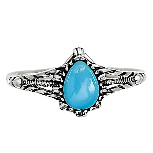 Sleeping Beauty turquoise Ring size-7 R-1345 SDR254258