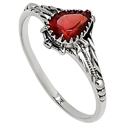 Hessonite Garnet Ring size-8 R-1345 SDR254260