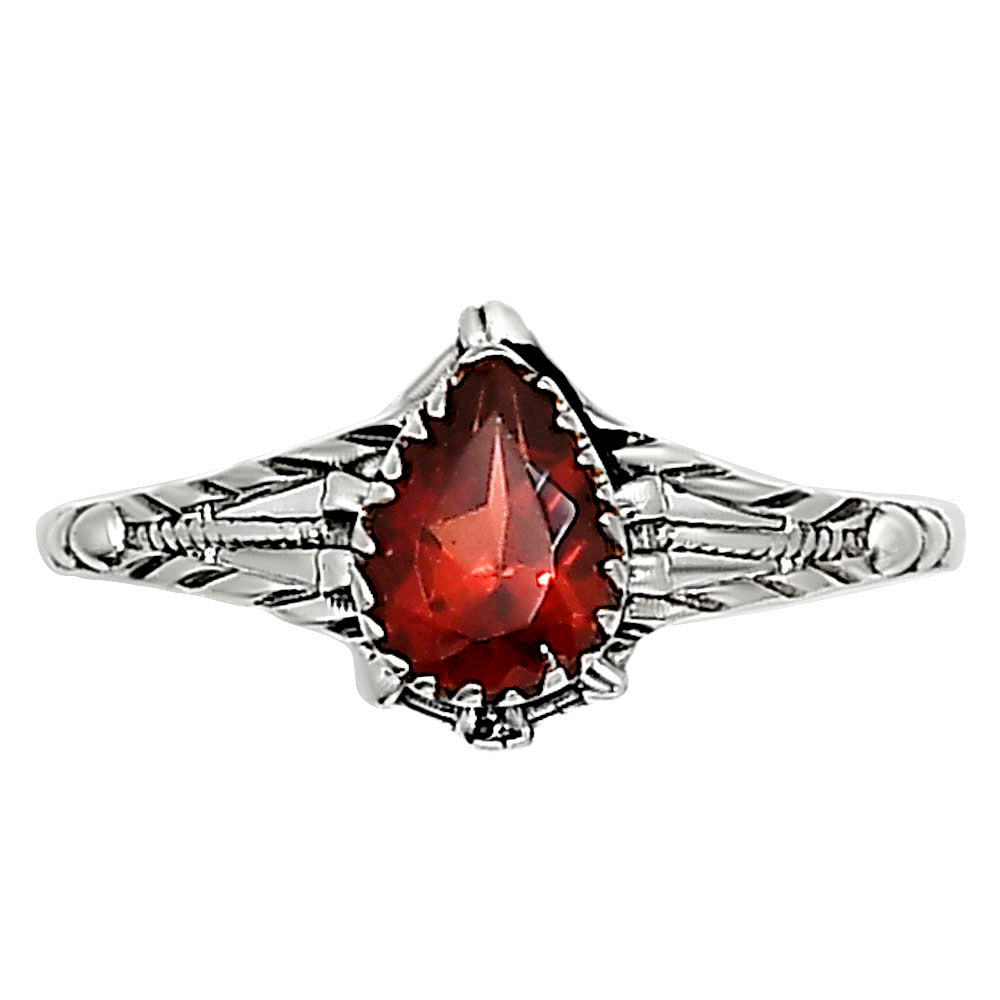 Hessonite Garnet Ring size-5 R-1345 SDR254262