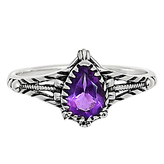 Amethyst Ring size-7 R-1345 SDR254271