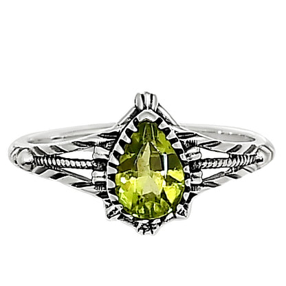 Peridot Ring size-5 R-1345 SDR254275