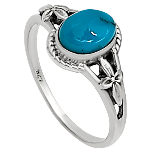 Sleeping Beauty turquoise Ring size-6 R-1300 SDR254348