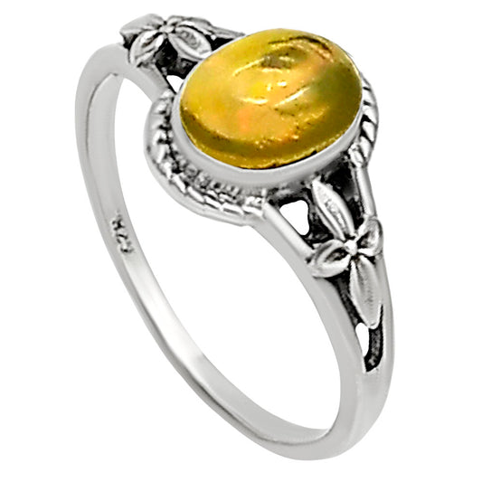 Ethiopian Opal Ring size-8 R-1300 SDR254352