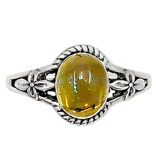 Ethiopian Opal Ring size-5 R-1300 SDR254354