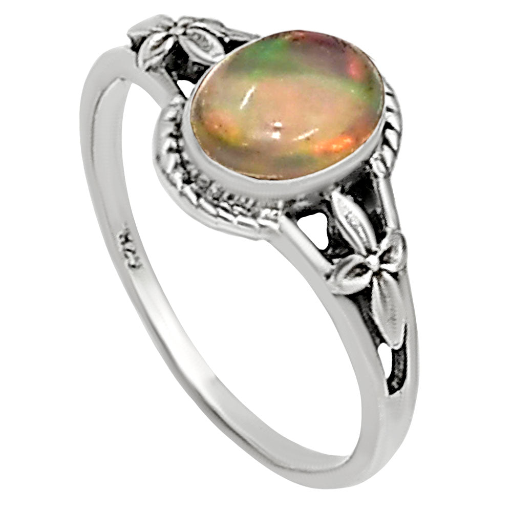 Ethiopian Opal Ring size-8 R-1300 SDR254356